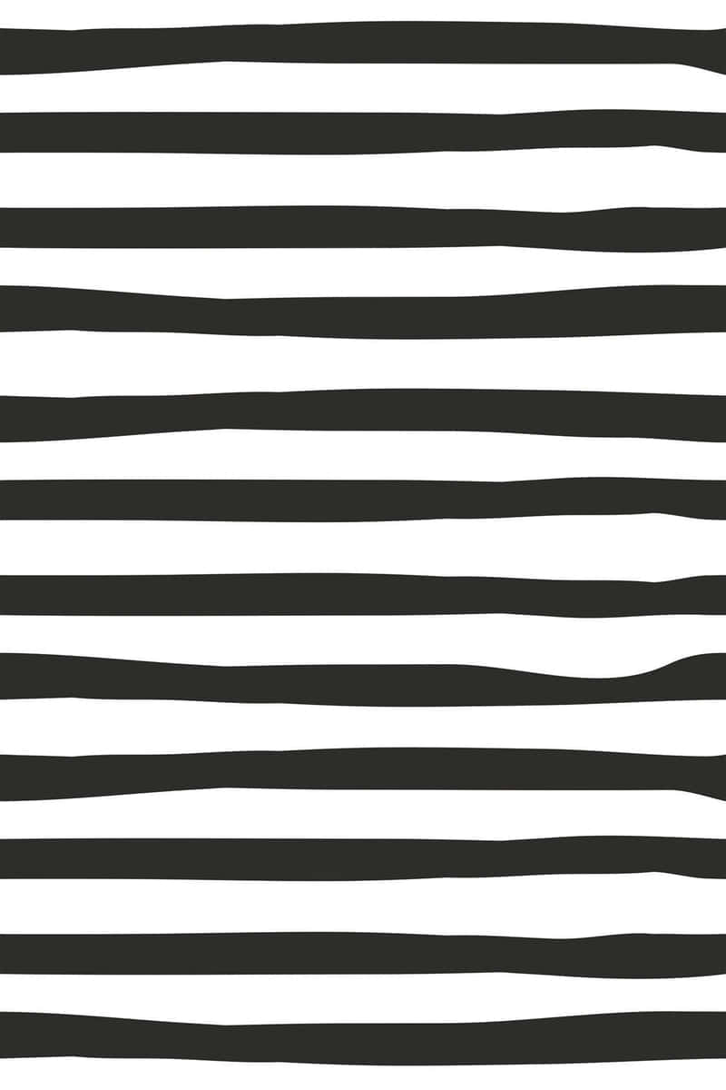 abstract blackand white wavy lines, black wavy horizontal stripes, white bands, SD Phone Wallpaper