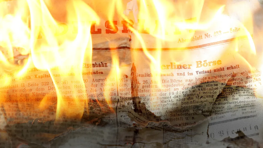 Black And White Newspaper