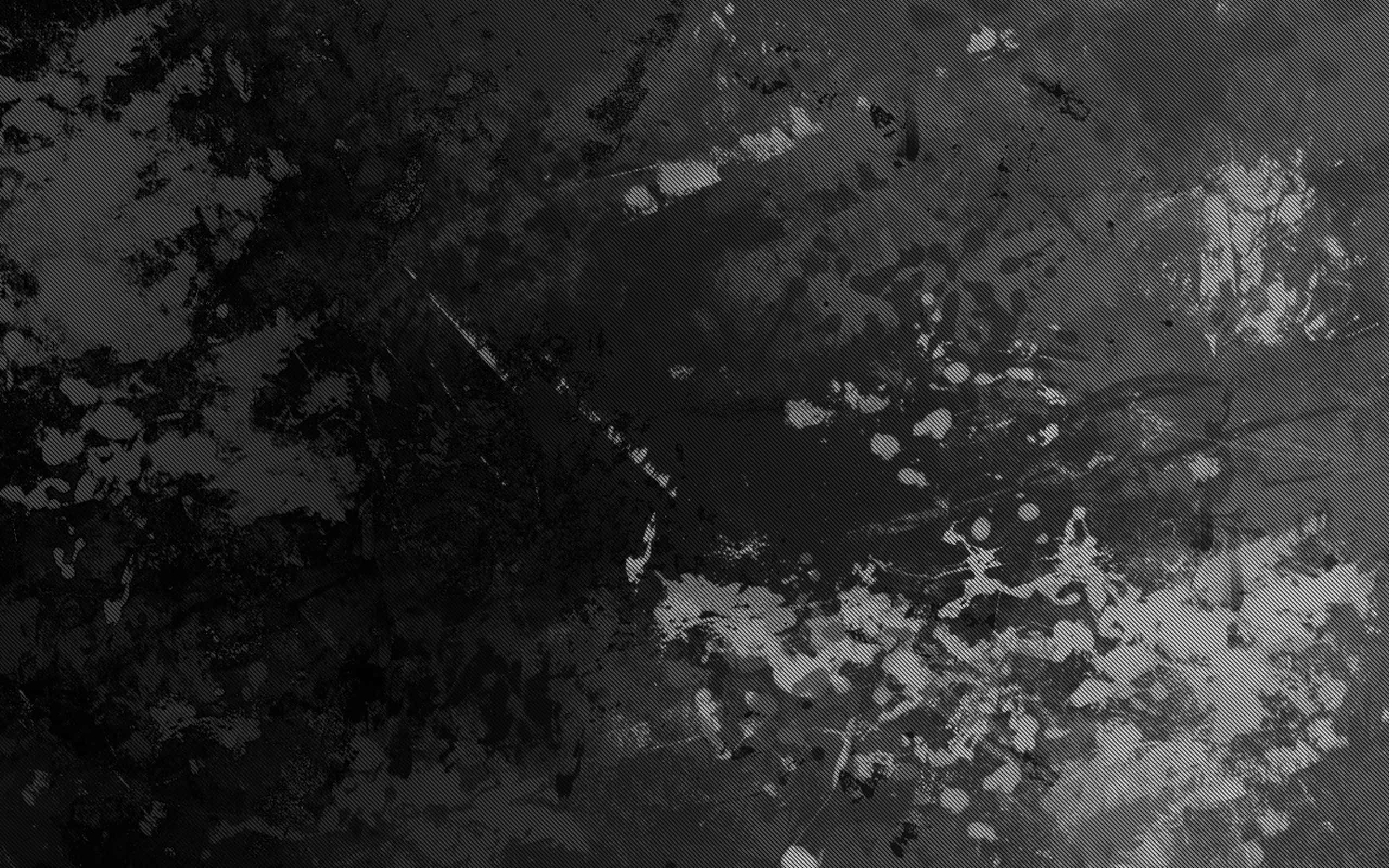 black and gray, monochrome abstract texture, splattered paint, 2K Desktop Wallpaper