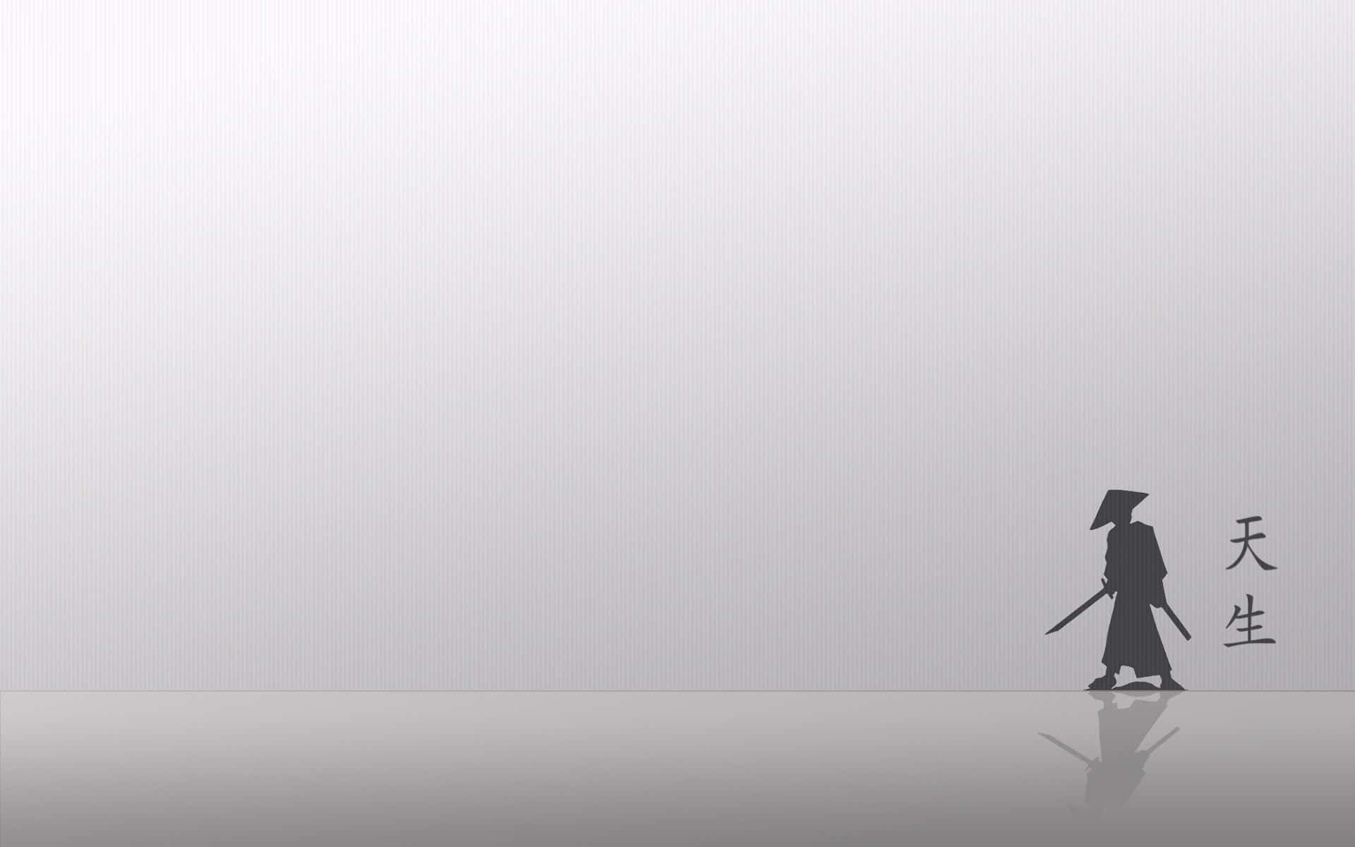 Black And White Samurai, samurai warrior, sword, Full HD Desktop Wallpaper