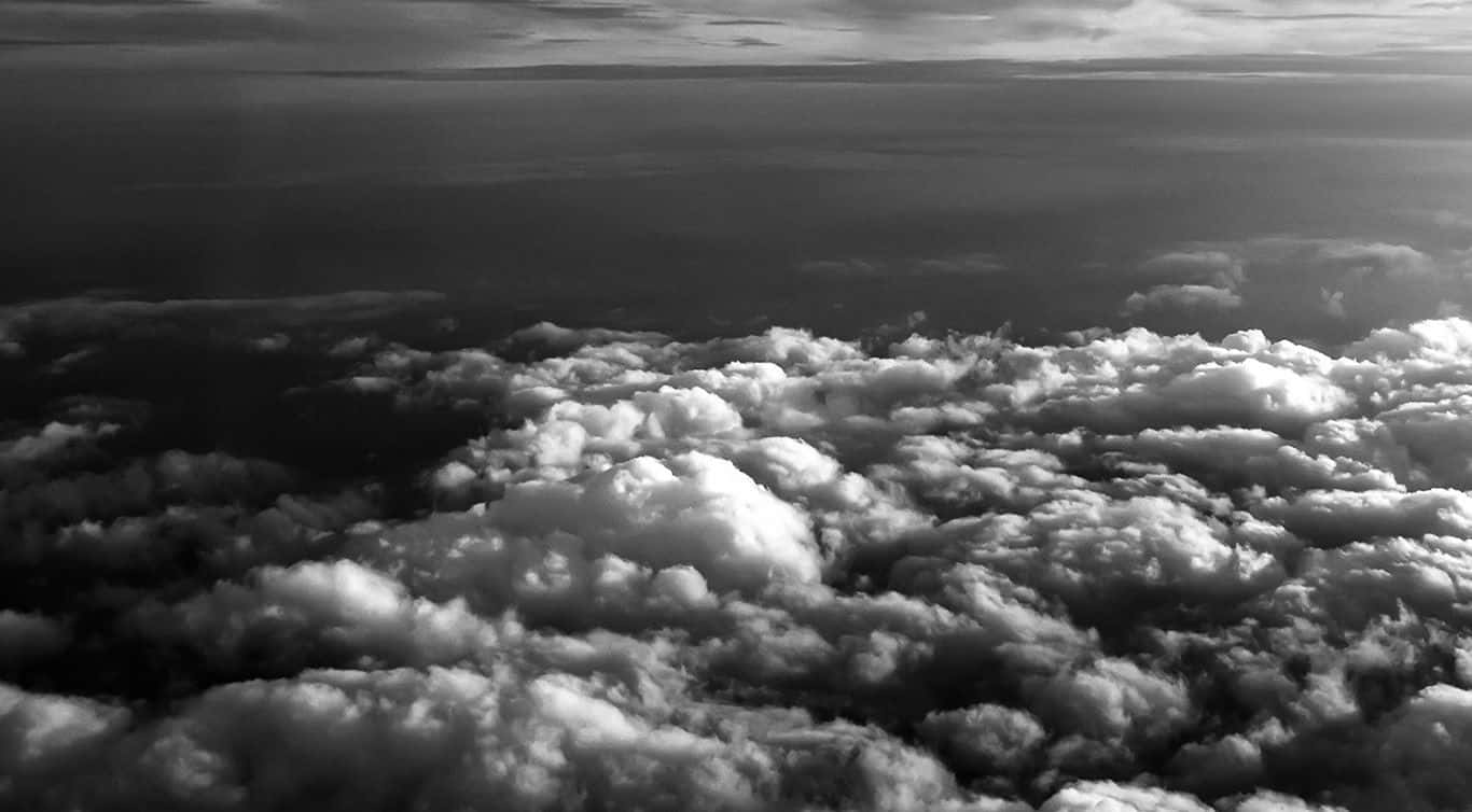 Black And White Sky, textured clouds, soft gradients, HD Desktop Wallpaper