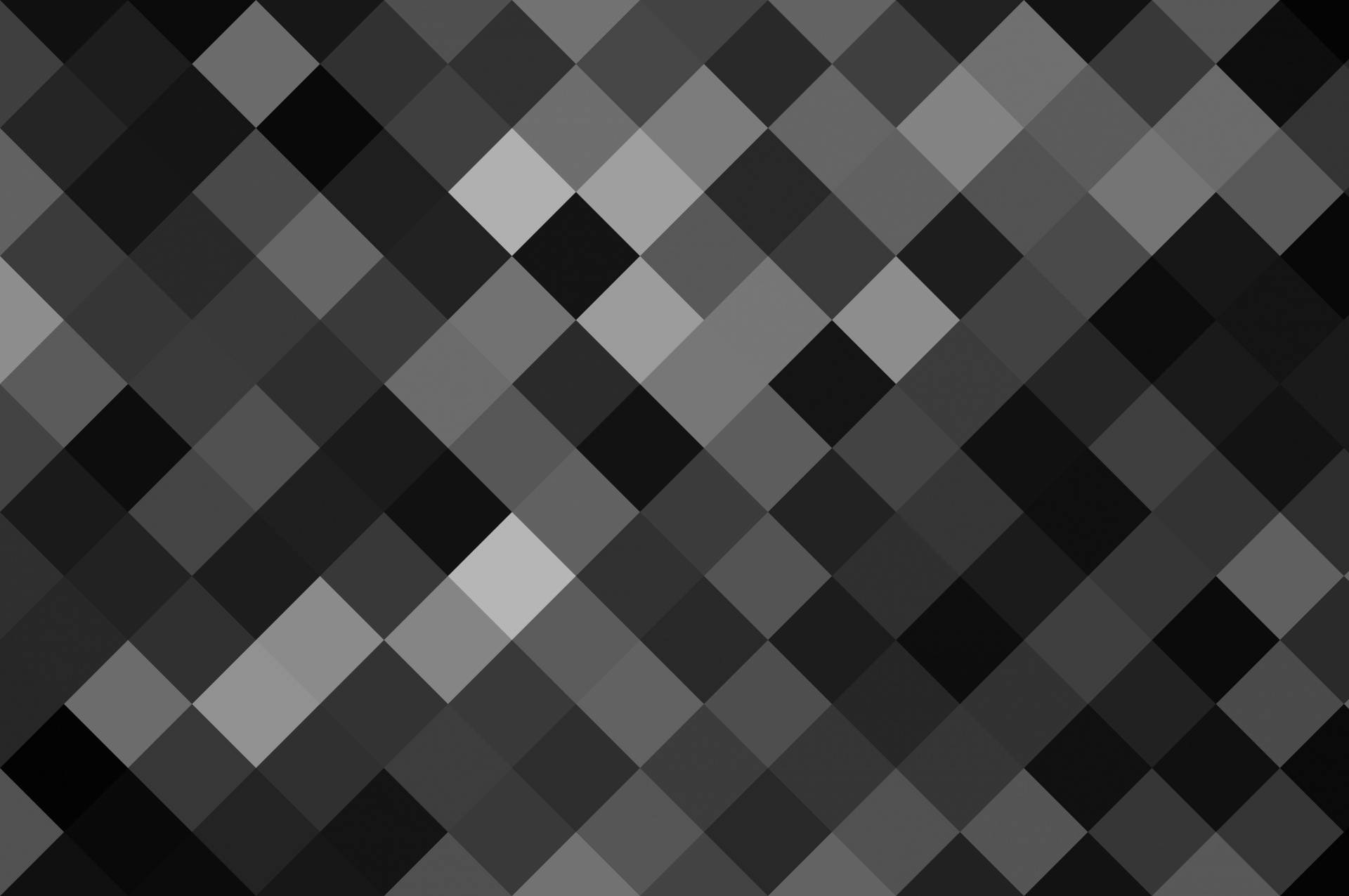 gray black and white squares checkered pattern, monochrome geometric pattern, diagonally aligned gray squares, Full HD Desktop Wallpaper