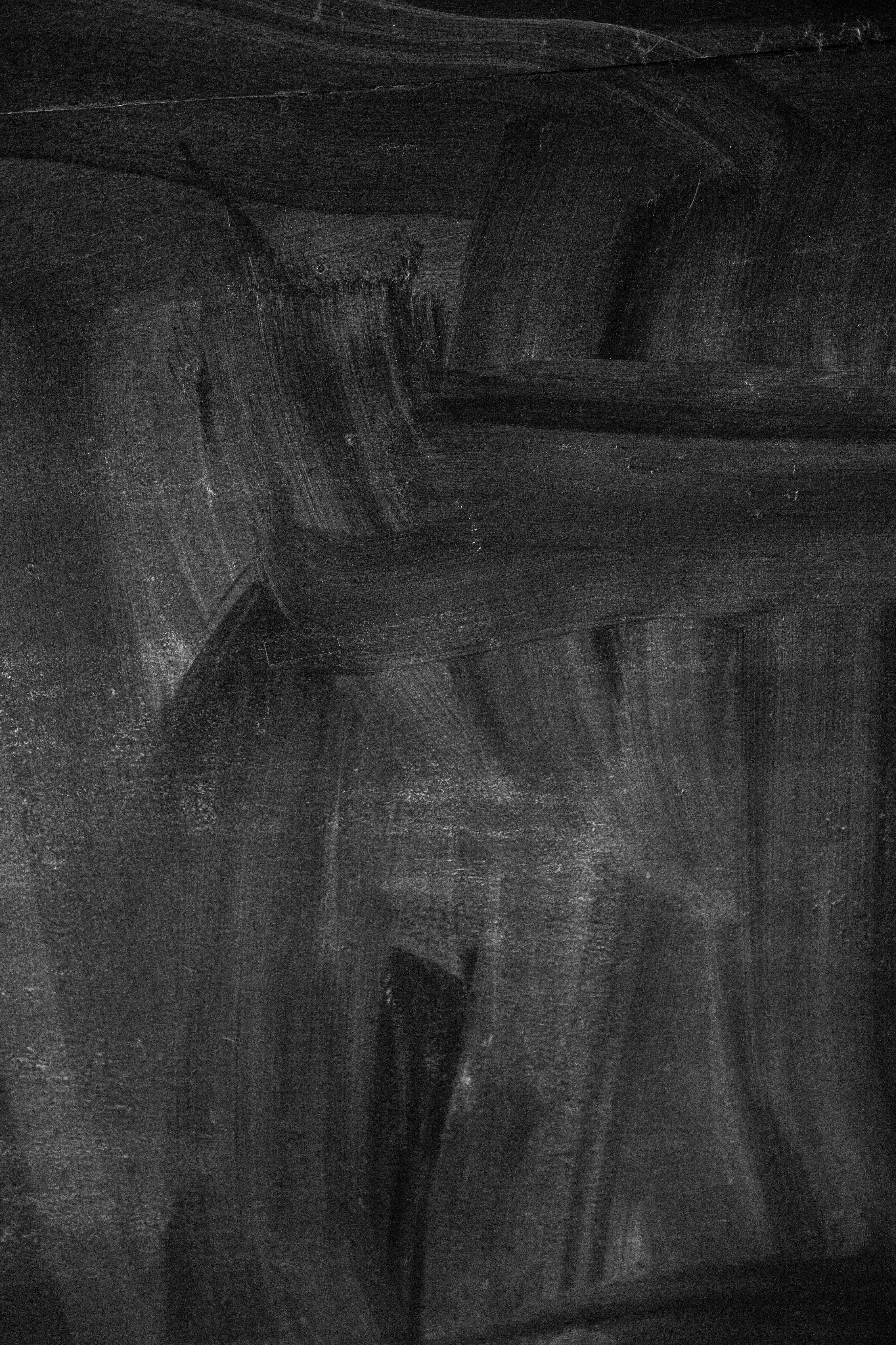 black and white texture, abstract charcoal strokes, monochrome composition, 5K Phone Wallpaper