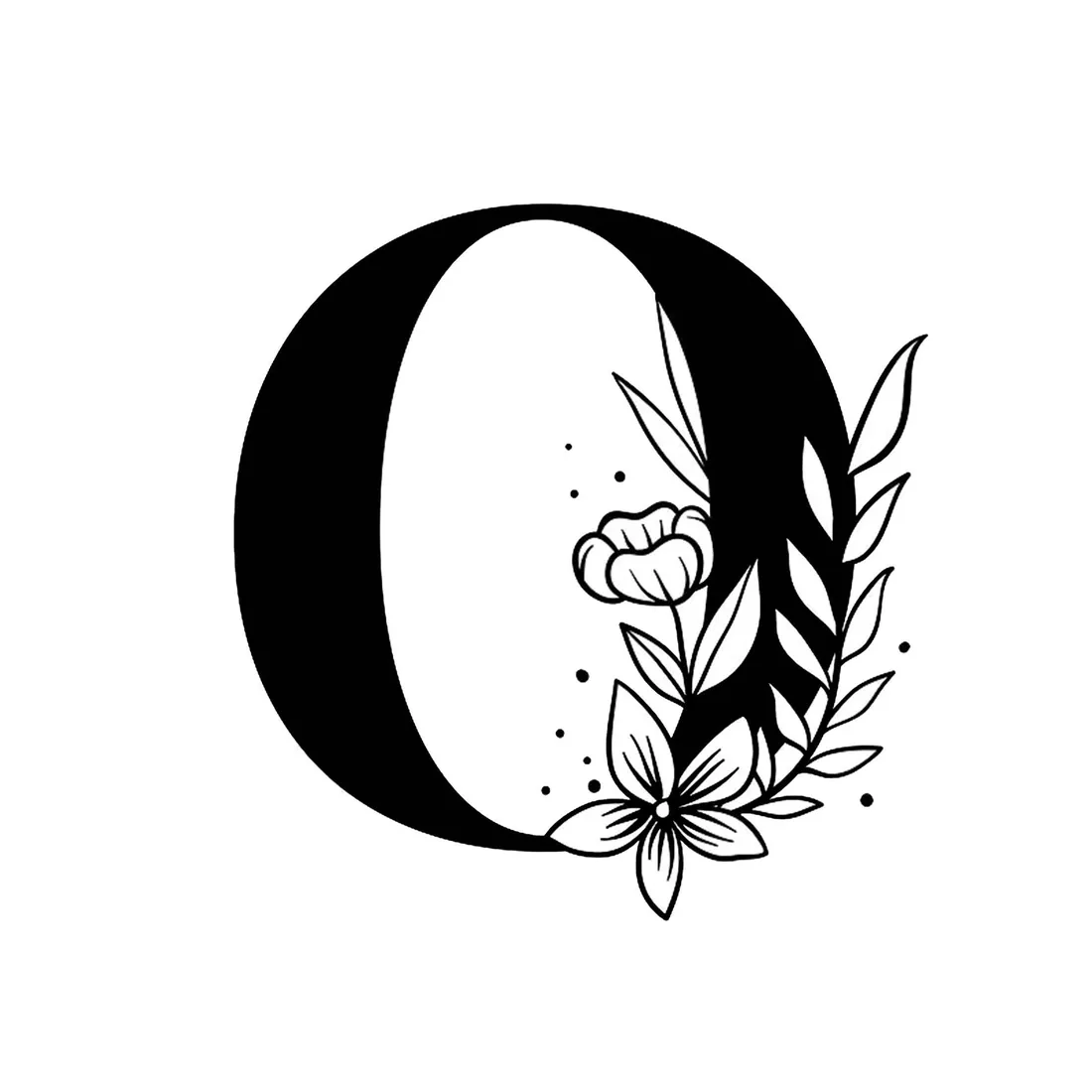 Black And White Typography