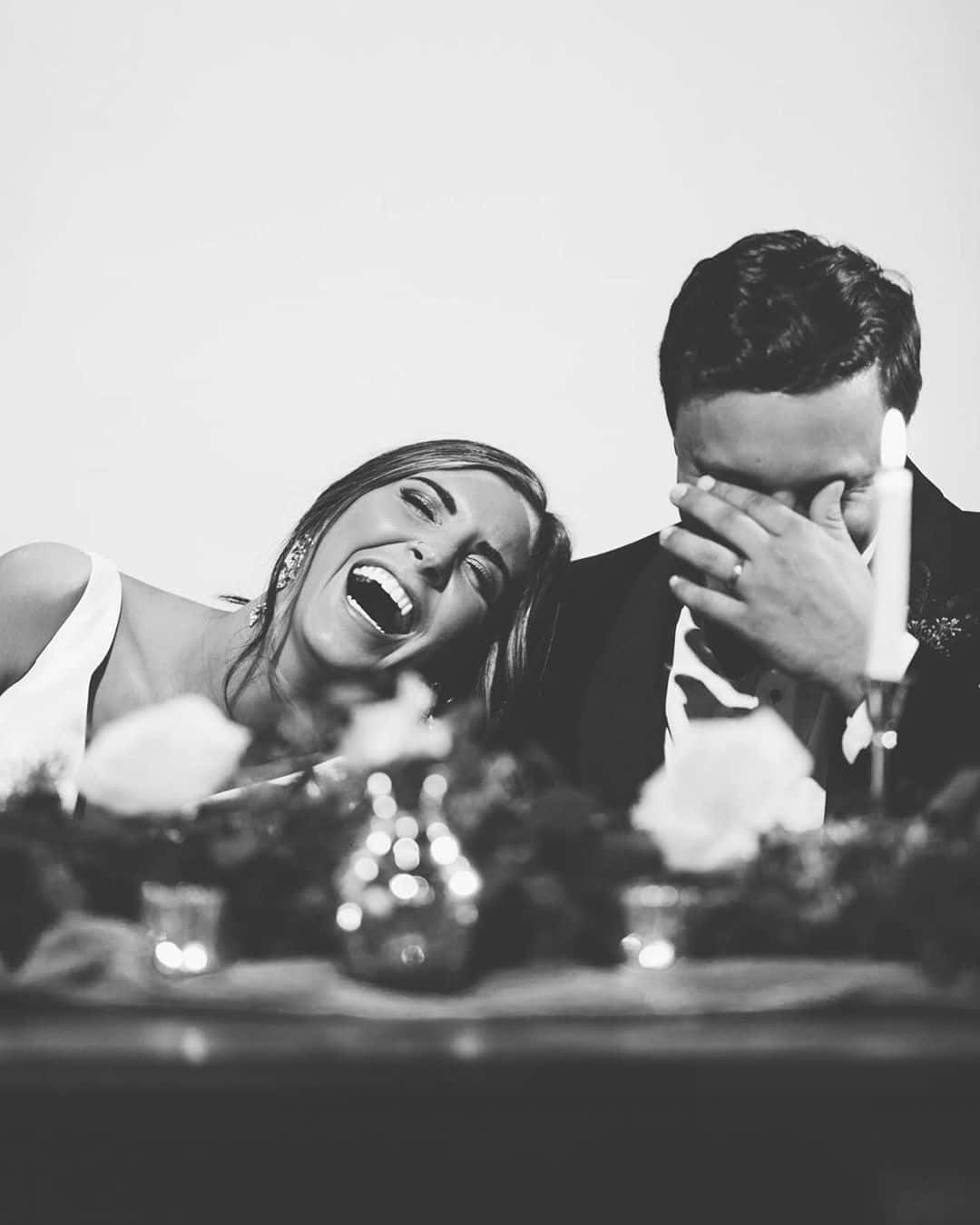 Black and White Wedding, bride, groom, HD Phone Wallpaper
