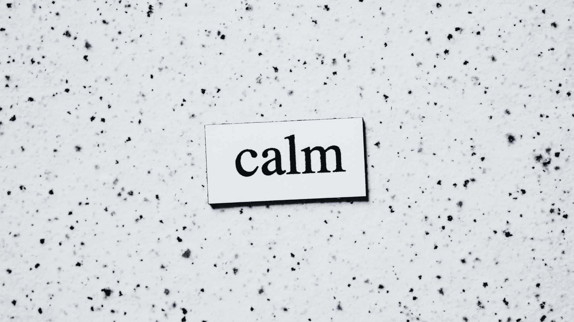 Black and White Word, calm, minimalist, Full HD Desktop Wallpaper