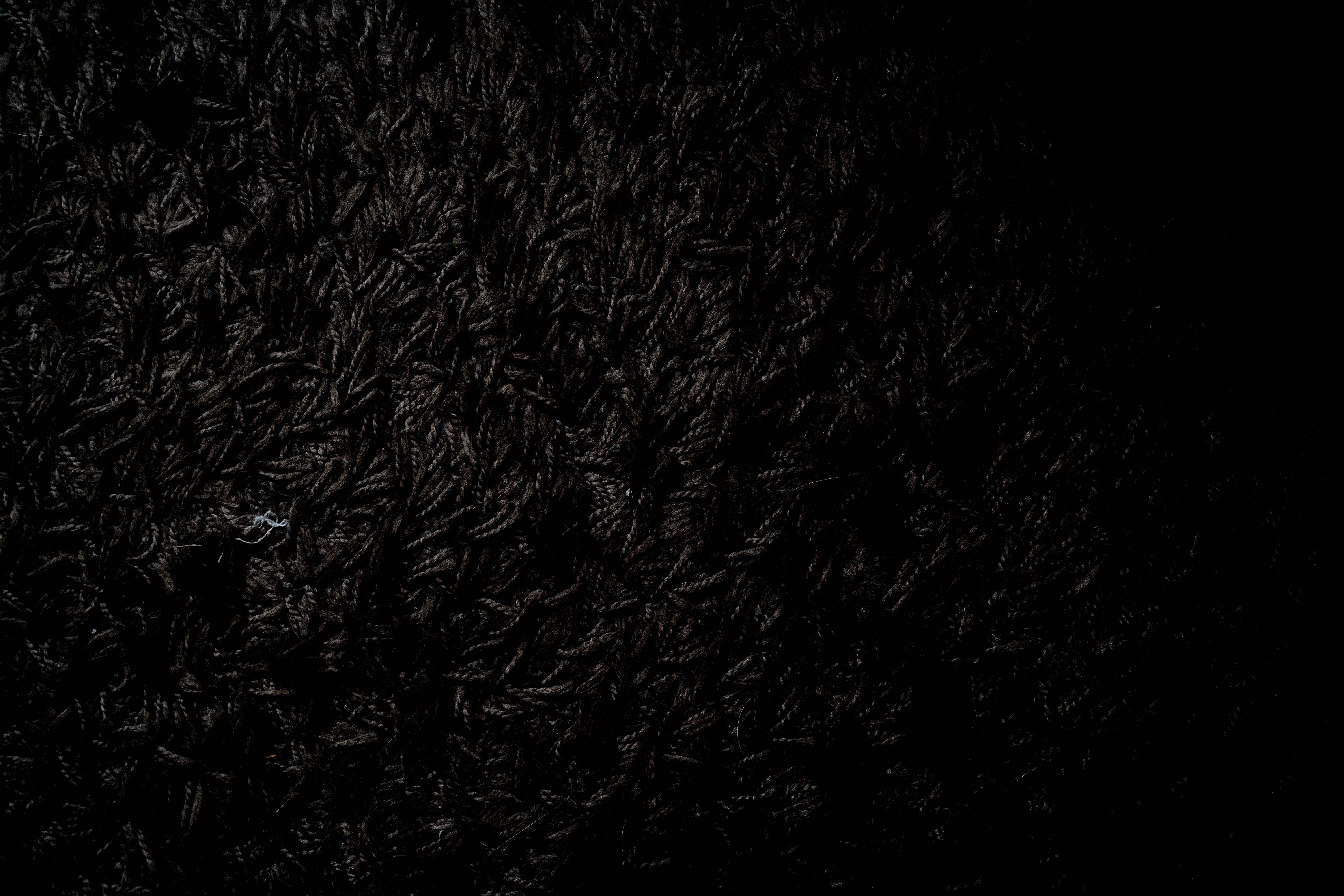 Black Android, rug mat, dark textured fabric, 5K Desktop Wallpaper