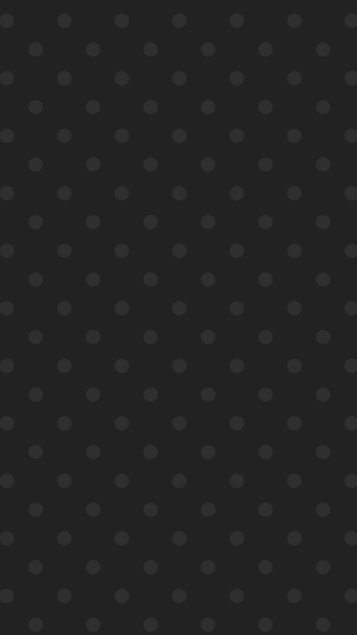 Dark Android, gray polka dots, dark charcoal background, Full HD Phone Wallpaper