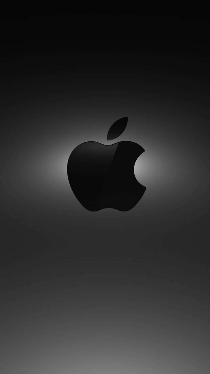 Apple logo, black, sleek, HD Phone Wallpaper