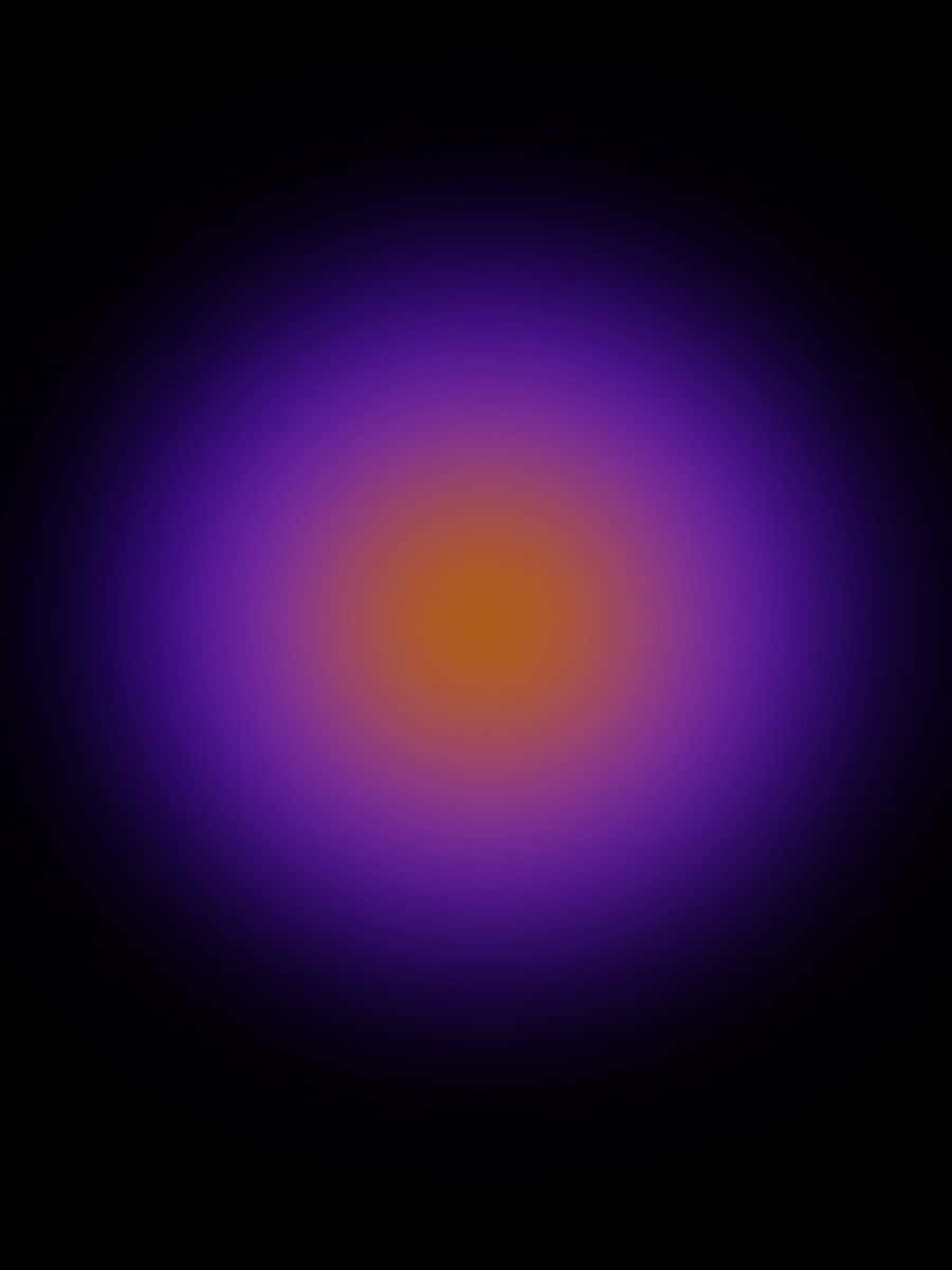 Black Aura, black void, warm orange core, SD Phone Wallpaper