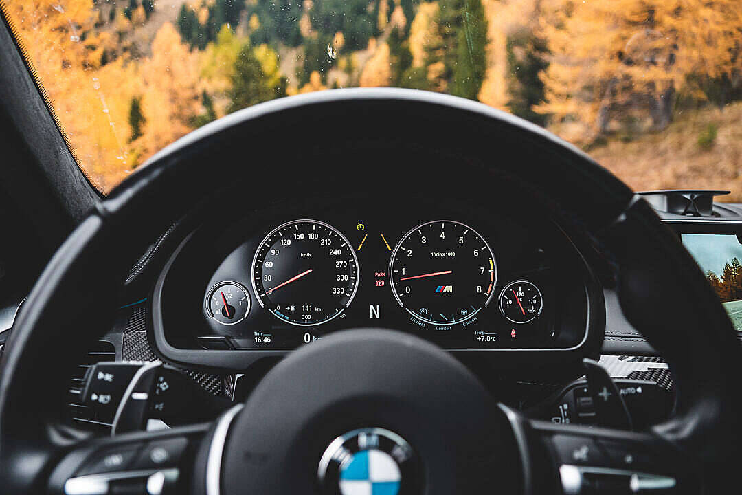 BMW M, dashboard, steering wheel, SD Desktop Wallpaper