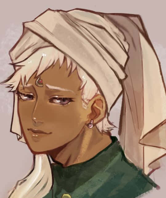 Black Butler, Agni, white hair, SD Phone Wallpaper