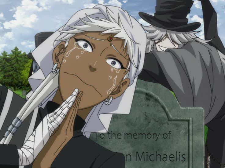 Black Butler, Agni, white hair, SD Desktop Wallpaper