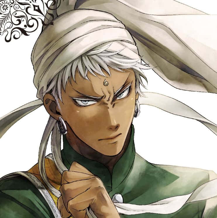 Black Butler, Agni, white hair, SD Phone Wallpaper