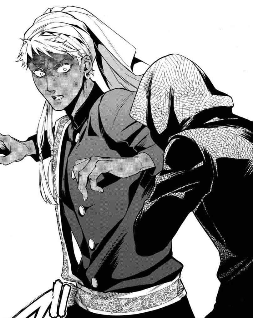 Black Butler, Agni, white hair, SD Phone Wallpaper