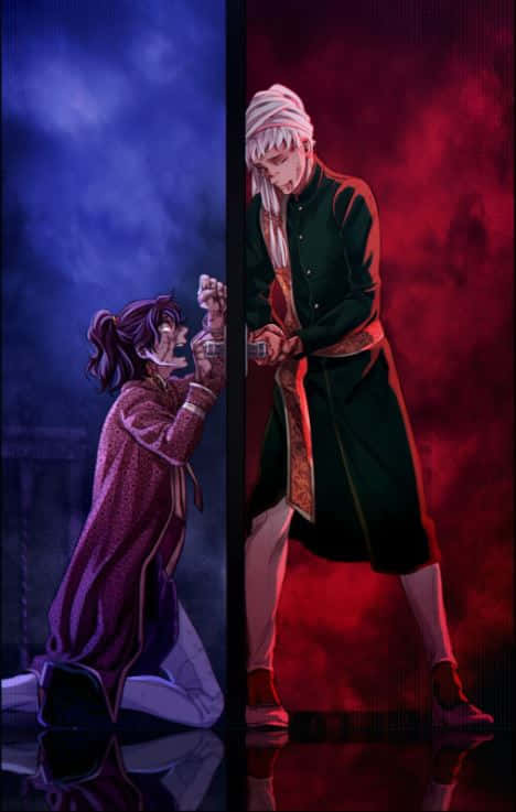 Black Butler, Agni, blue mist, SD Phone Wallpaper