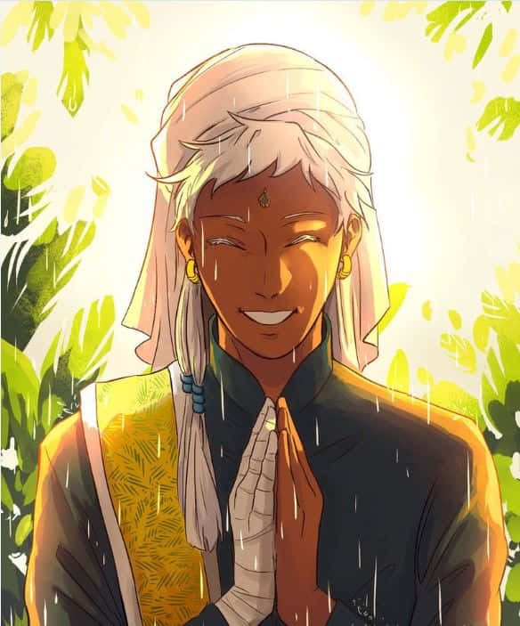Black Butler, Agni, white hair, SD Phone Wallpaper