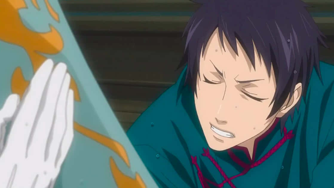Black Butler, Lau, teal robe, SD Desktop Wallpaper