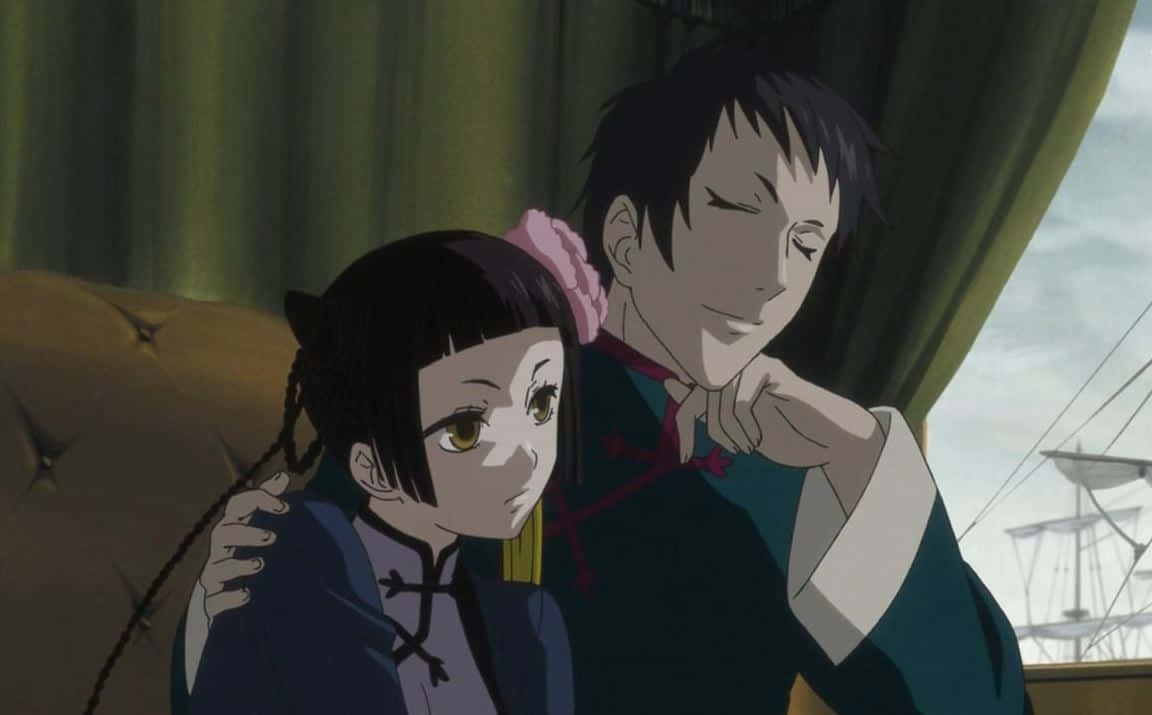 Black Butler, Lau, braided hair, SD Desktop Wallpaper
