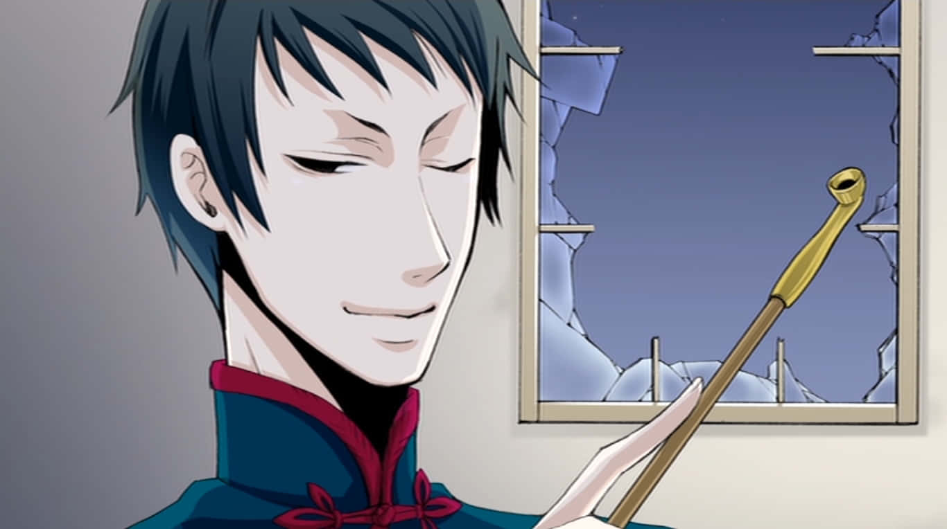 Black Butler, Lau, blue and red outfit, HD Desktop Wallpaper