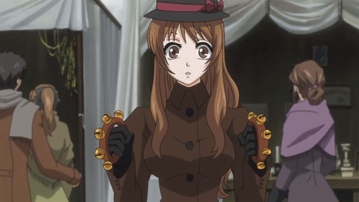 Black Butler, Paula, knuckle rings, SD Desktop Wallpaper