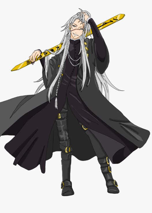 Black Butler, Undertaker, silver hair, SD Phone Wallpaper