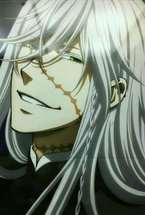 Black Butler, Undertaker, silver-haired, SD Phone Wallpaper