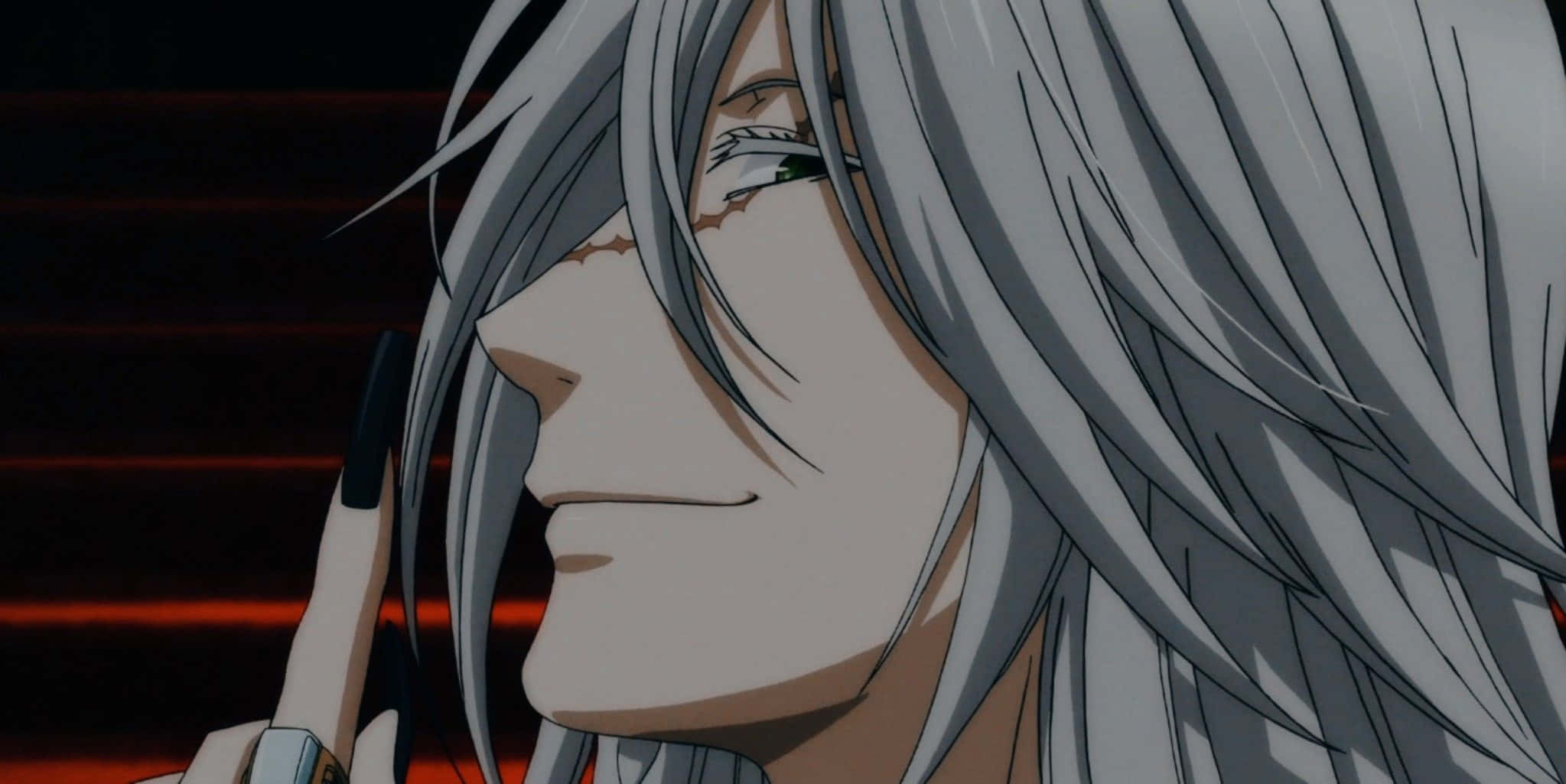 Black Butler, Undertaker, silver hair, Full HD Desktop Wallpaper