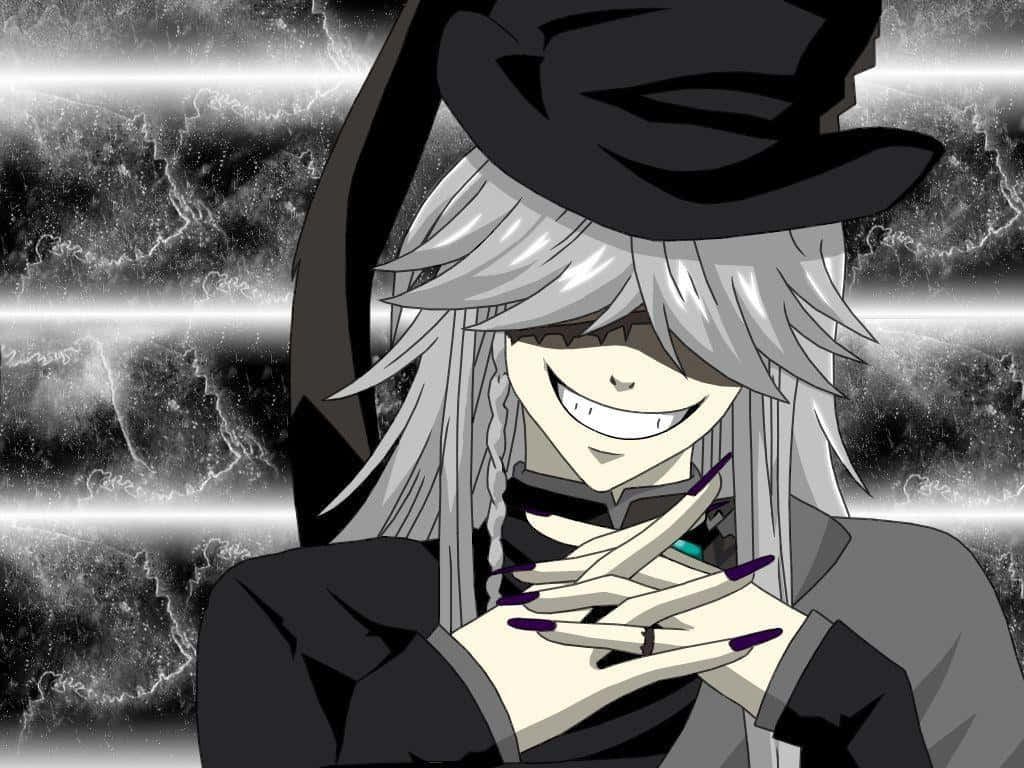 Black Butler, Undertaker, silver hair, SD Desktop Wallpaper