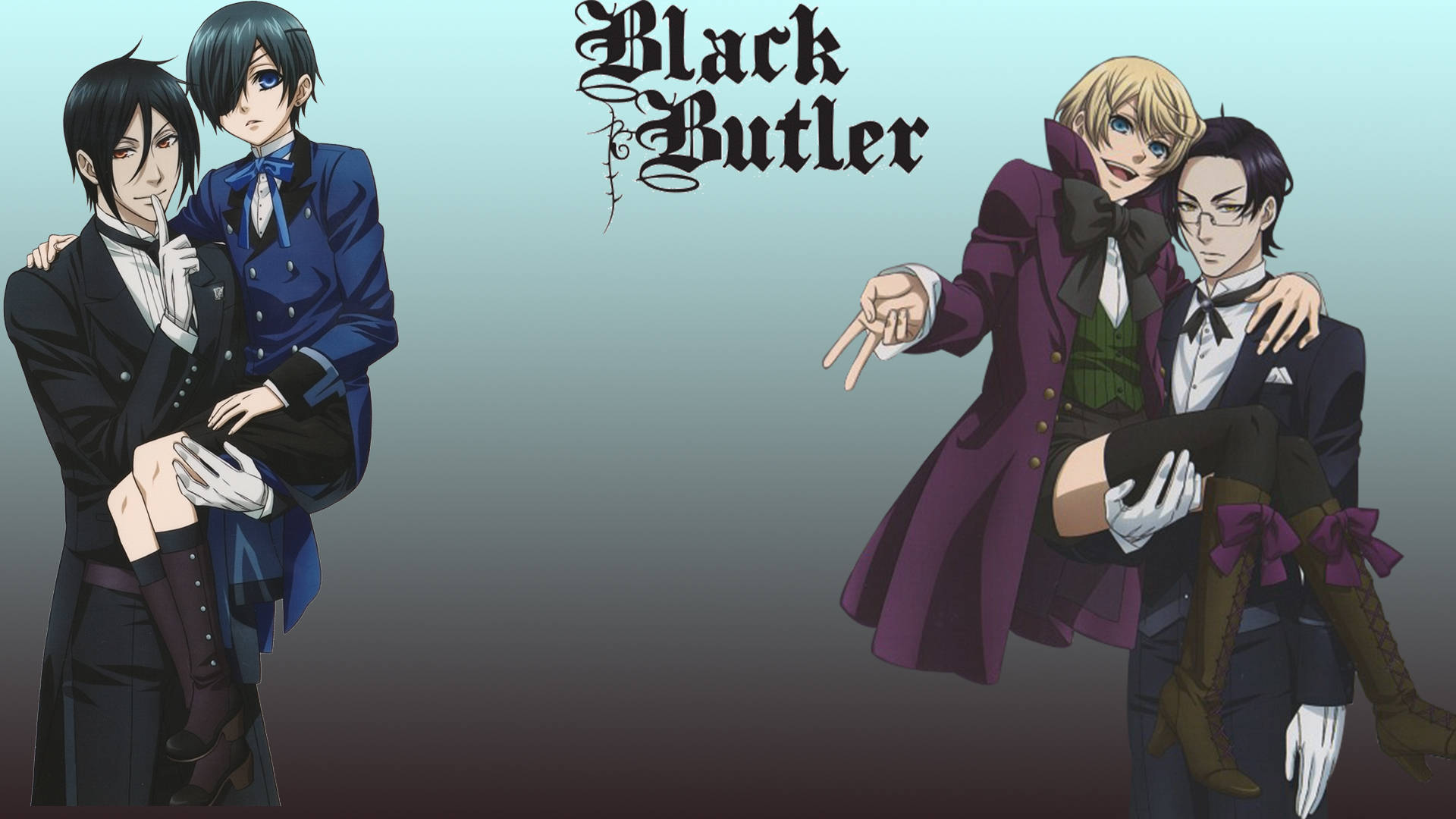 Black Butler, butlers, young masters, Full HD Desktop Wallpaper