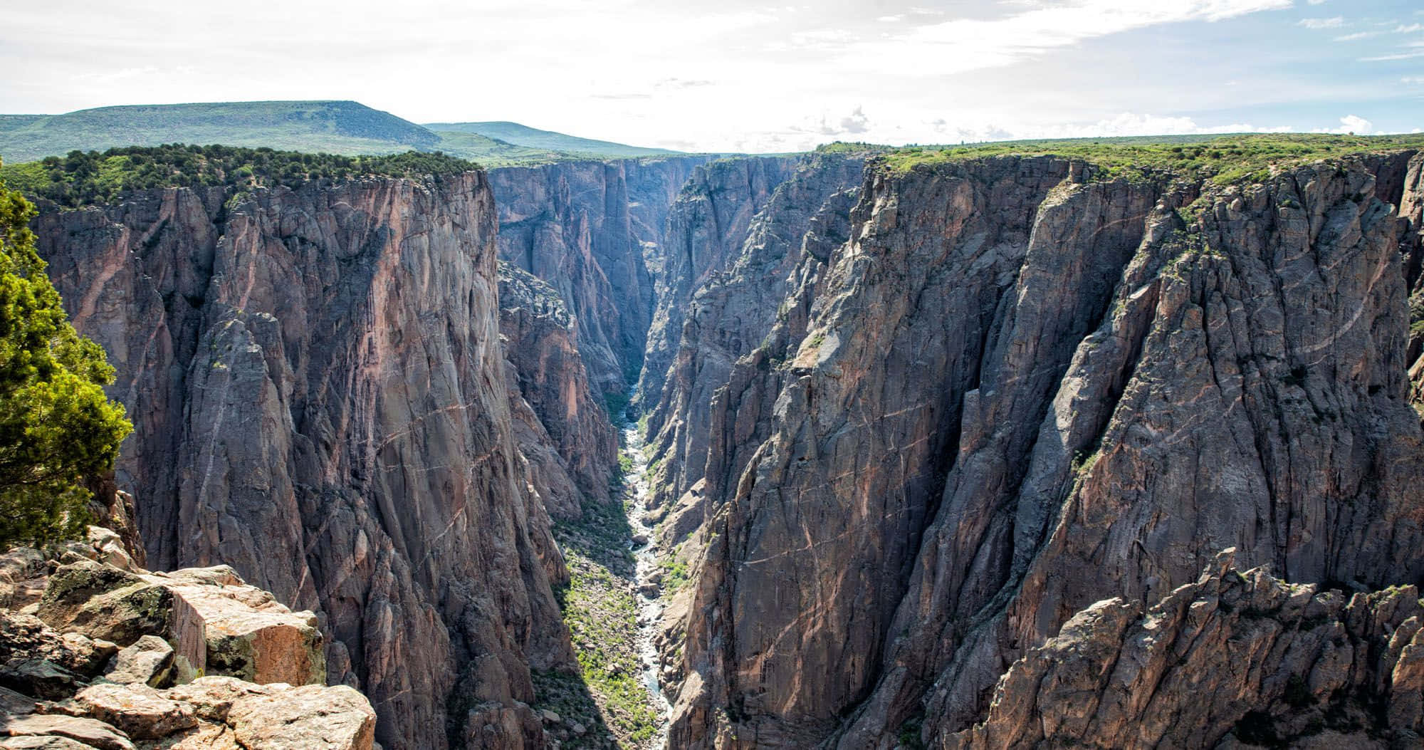 Black Canyon, canyon, rocky cliffs, Full HD Desktop Wallpaper