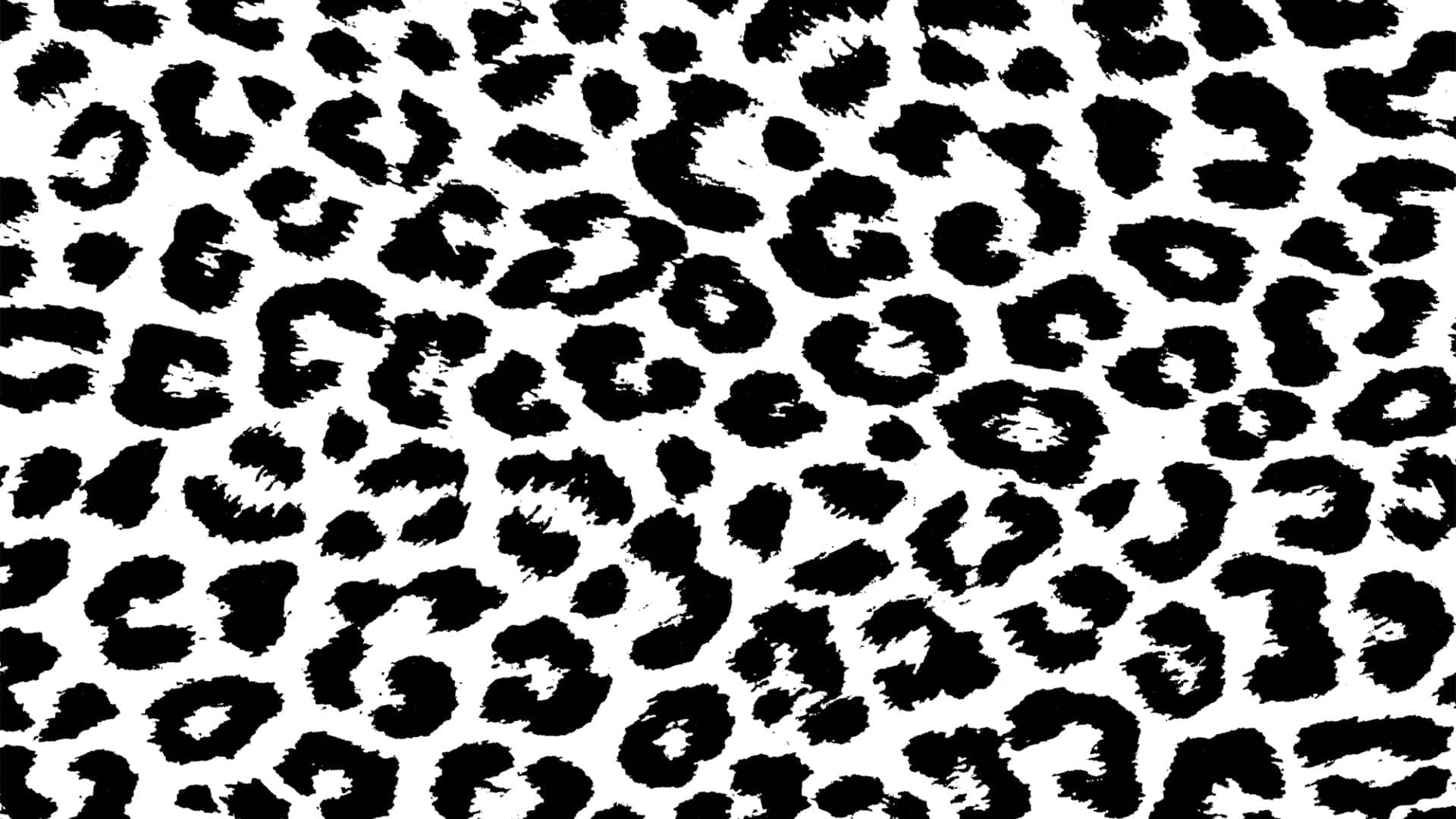 Black Cheetah Print, black leopard spots, stark white background, Full HD Desktop Wallpaper
