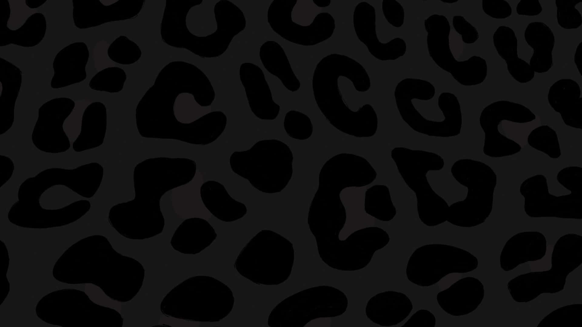 Black Cheetah Print Pattern, leopard print pattern, black, Full HD Desktop Wallpaper