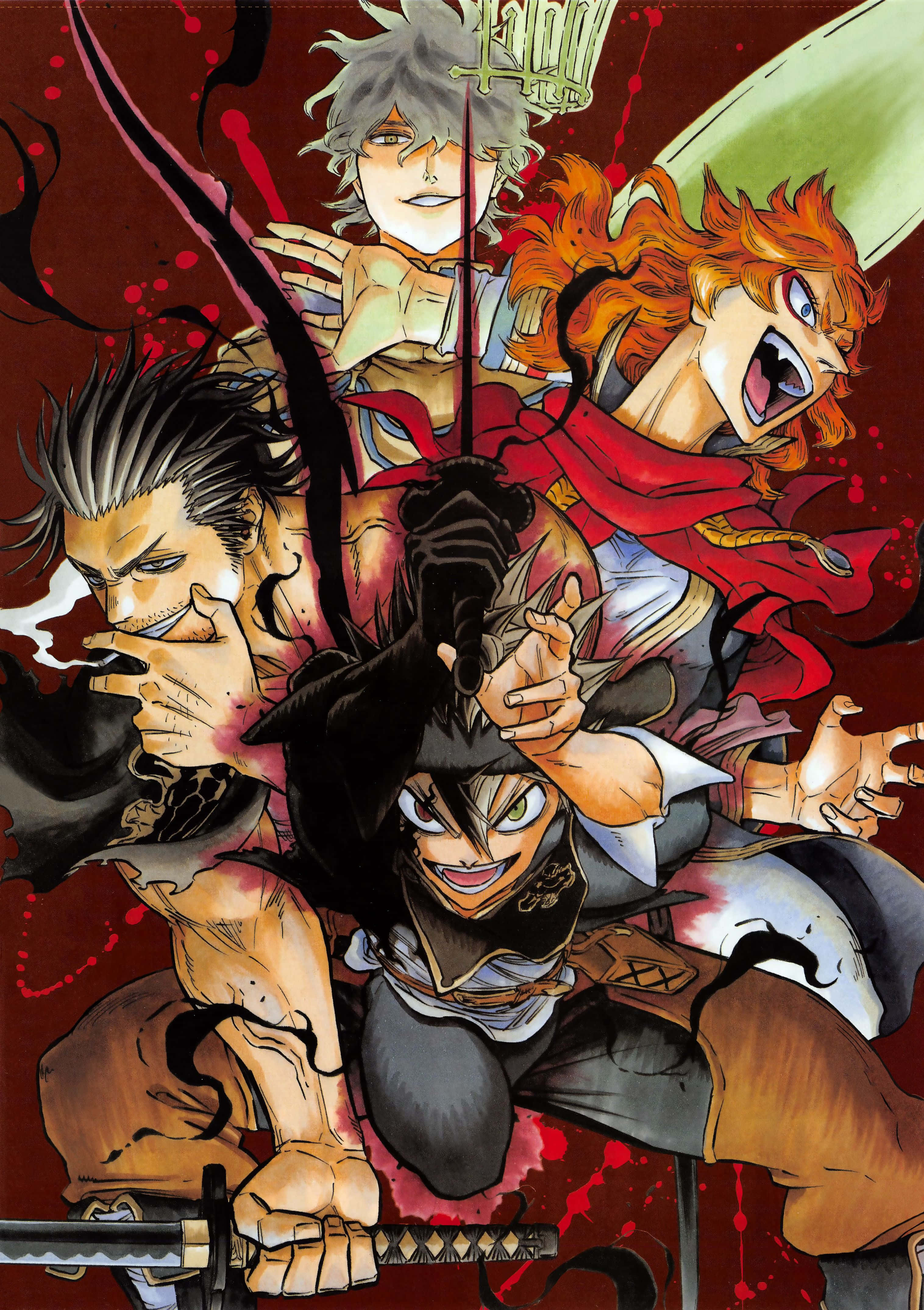 Black Clover, iPhone, anime warriors, 4K Phone Wallpaper