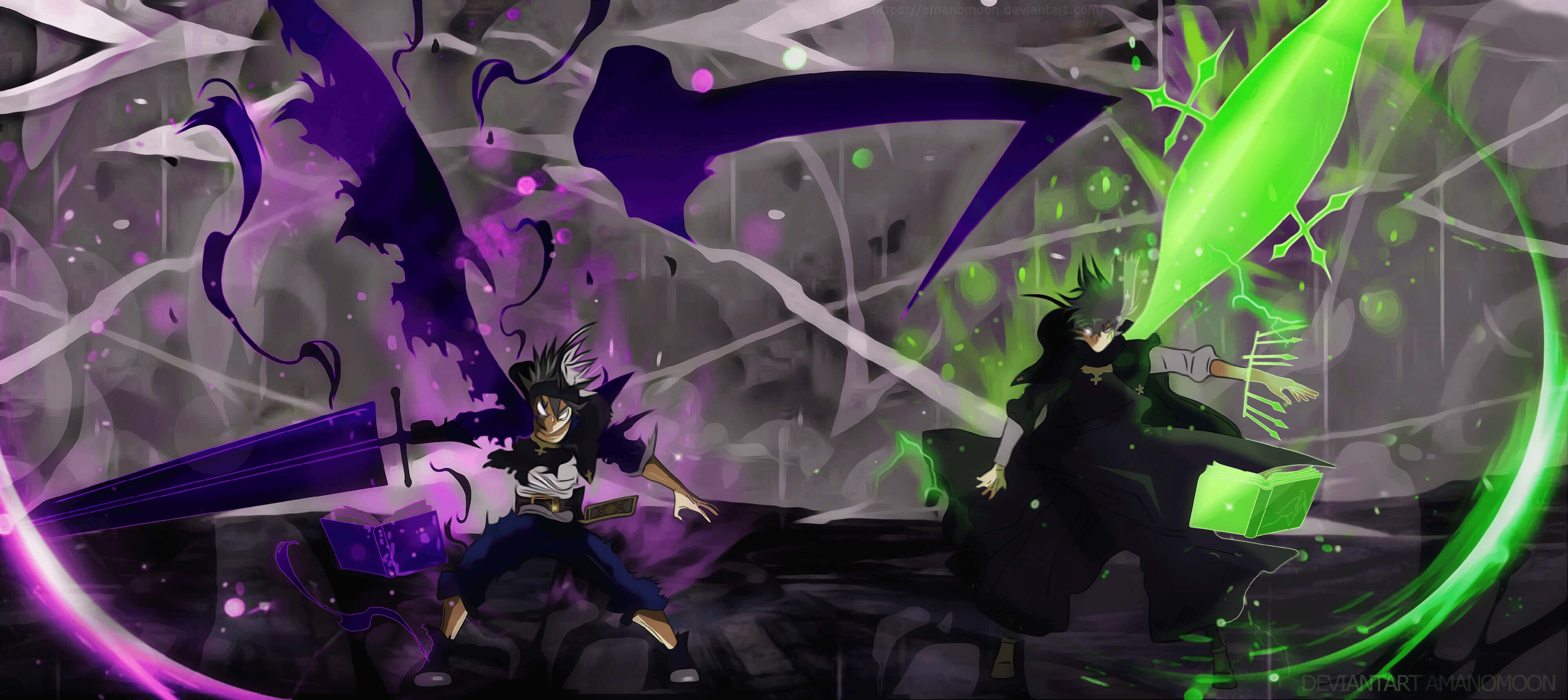 Black Clover, Asta, demonic form, 4K Desktop Wallpaper