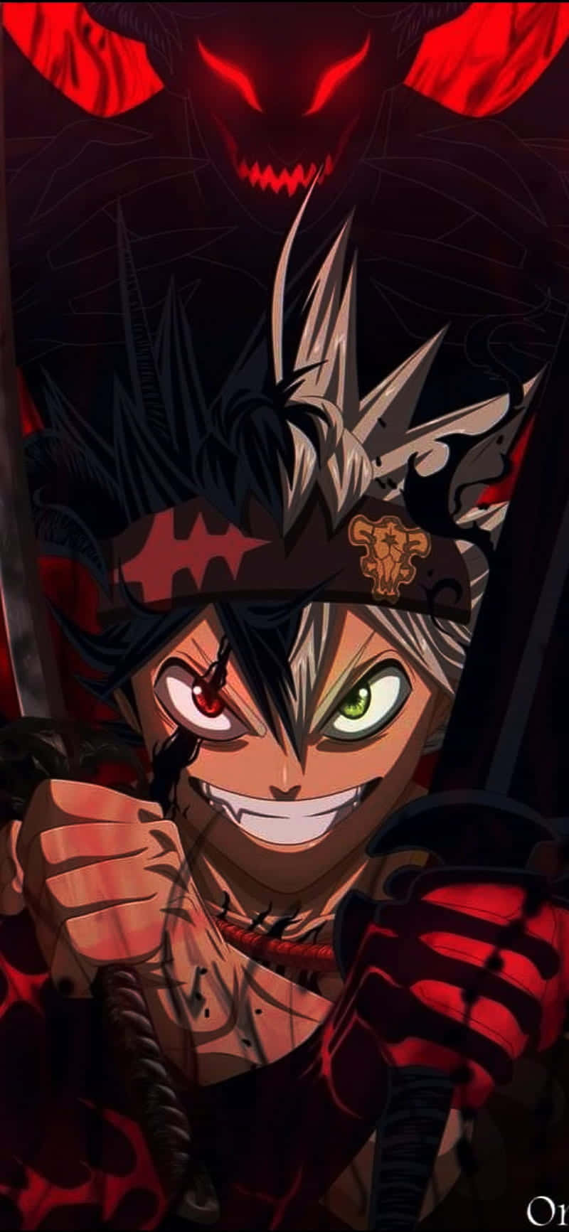 Black Clover, Asta, Demon, HD Phone Wallpaper