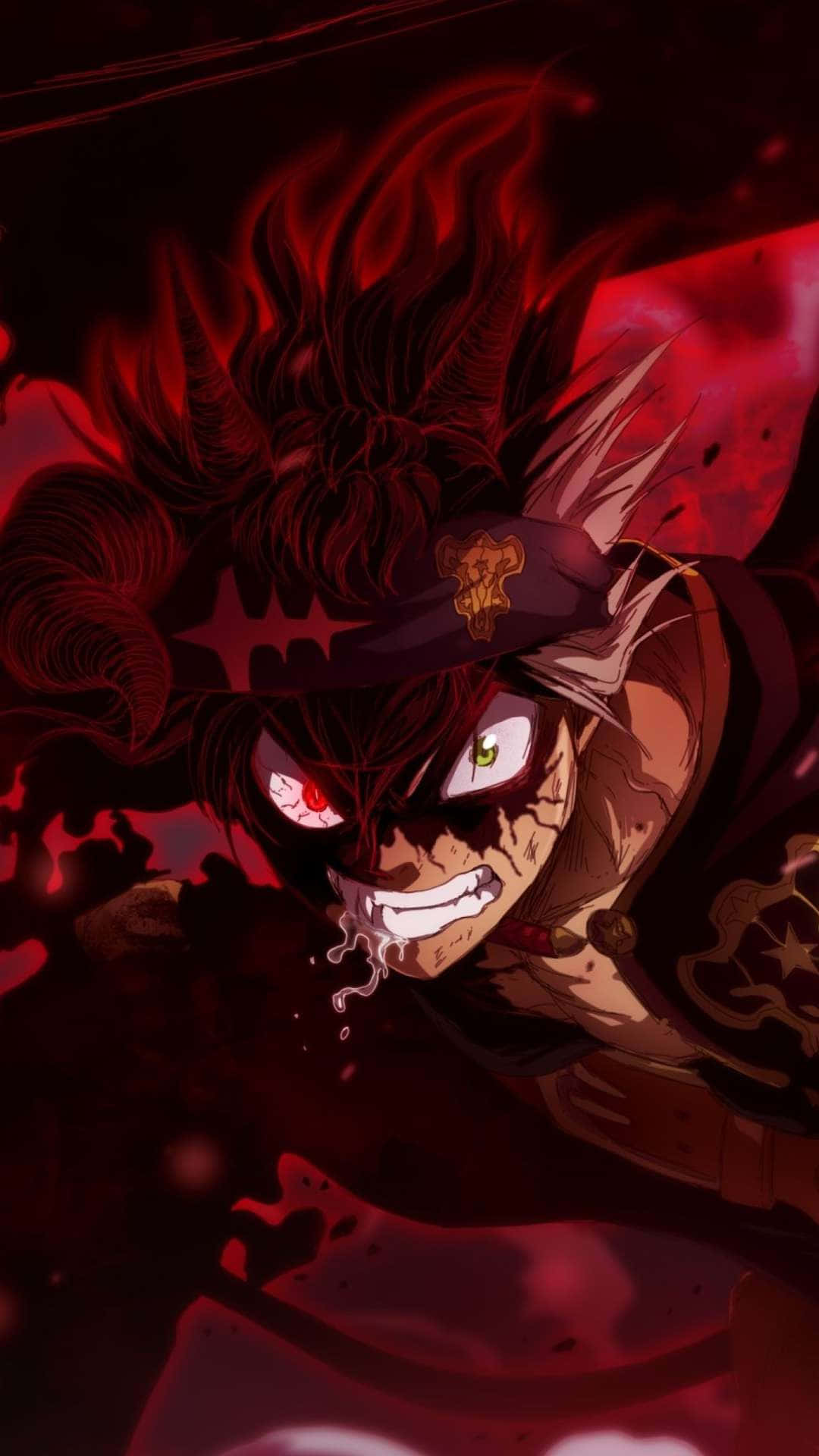 Black Clover, Asta, demon-possessed, Full HD Phone Wallpaper