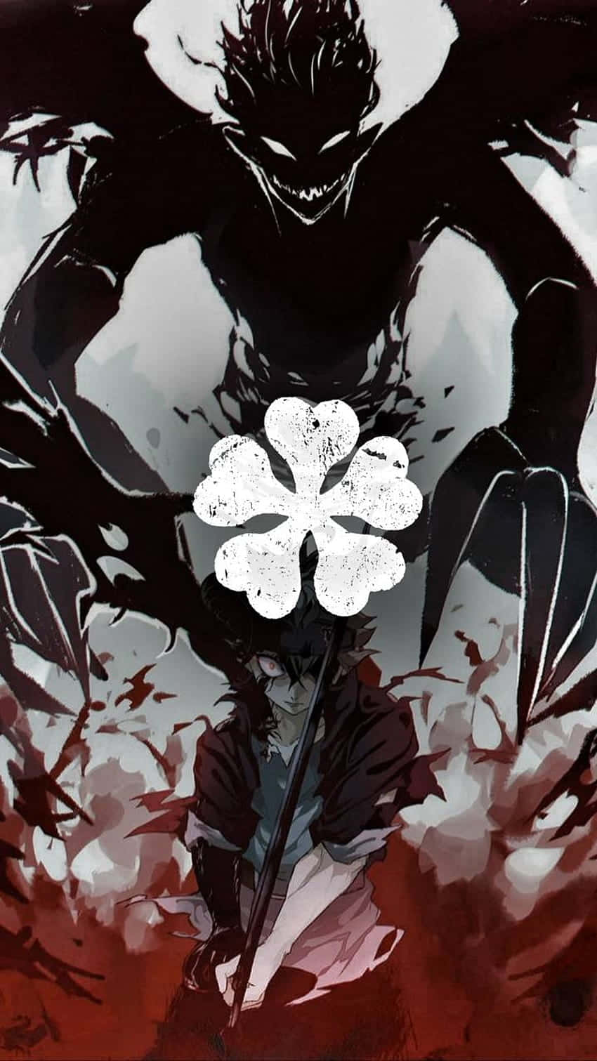 Black Clover, Asta, demon, HD Phone Wallpaper