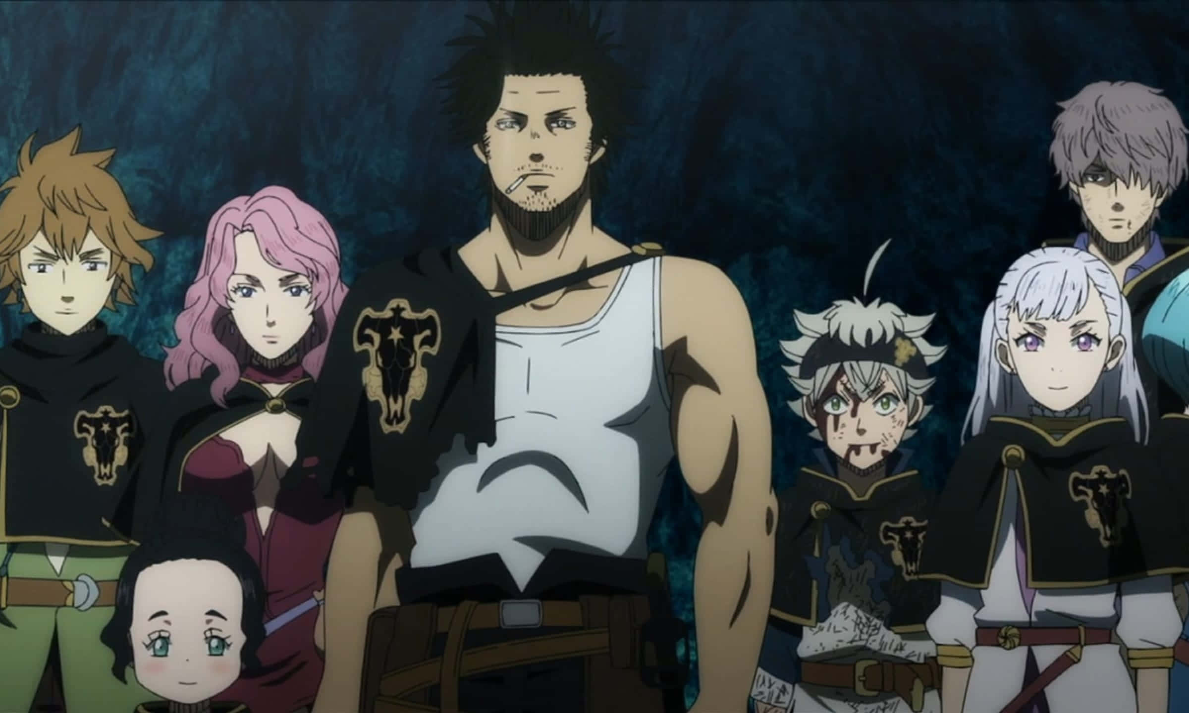 Black Clover, Black Bull, anime characters, Full HD Desktop Wallpaper