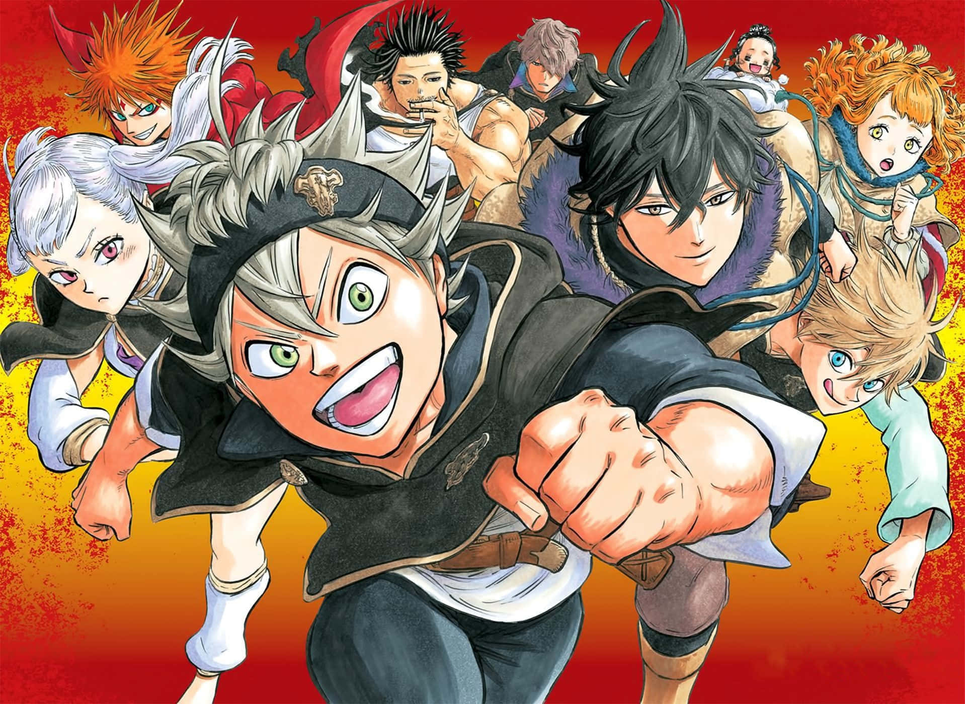 Black Clover, Black Bull Team, anime group, HD Desktop Wallpaper
