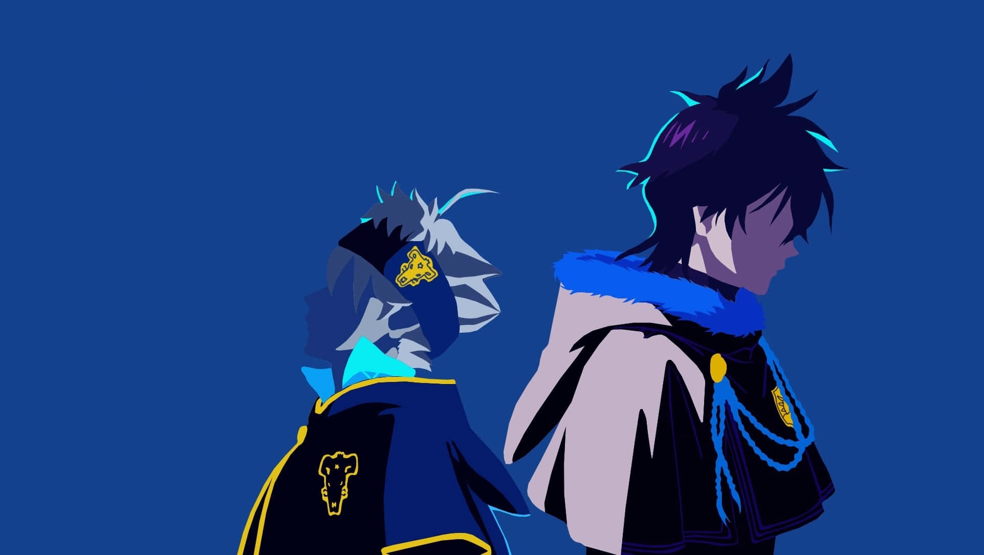 Black Clover, Black Bull, silhouette, Full HD Desktop Wallpaper