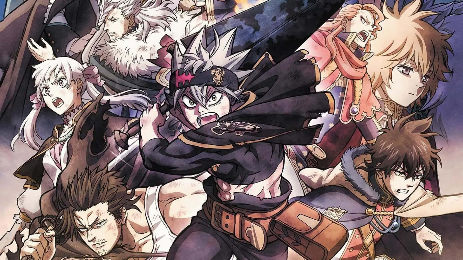 Black Clover, Black Bull, team dynamic, Full HD Desktop Wallpaper