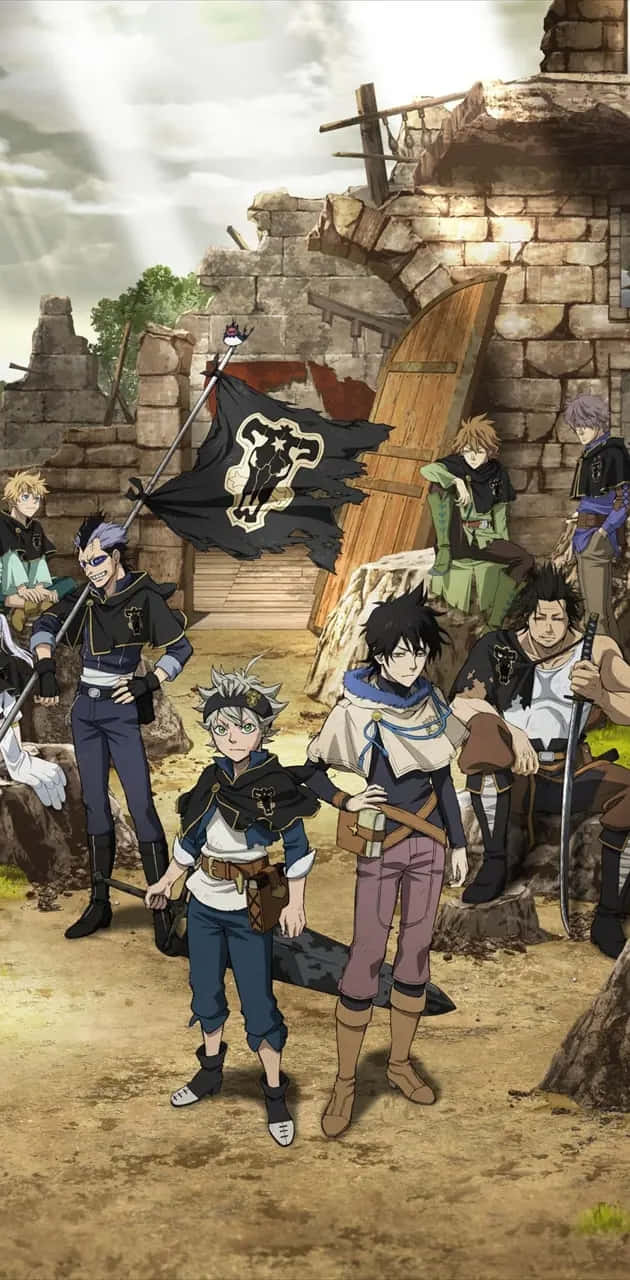 Black Clover, Black Bull, anime adventurers, HD Phone Wallpaper