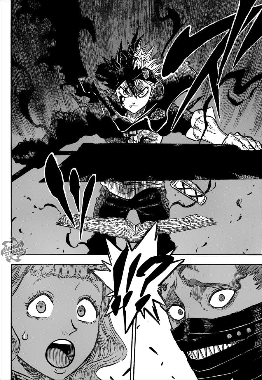 Black Clover, manga panel, spiky-haired boy, HD Phone Wallpaper
