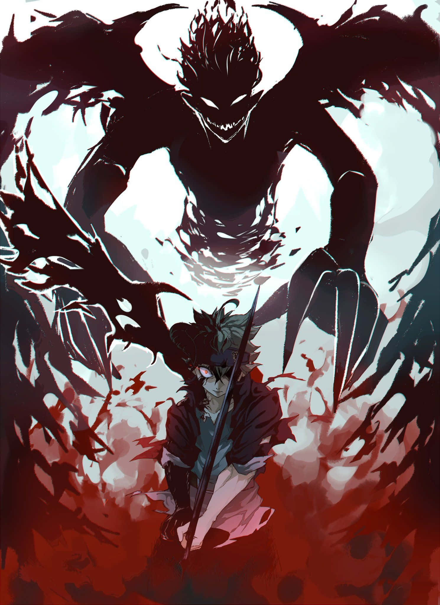 Black Clover, anime character, iPhone, Full HD Phone Wallpaper