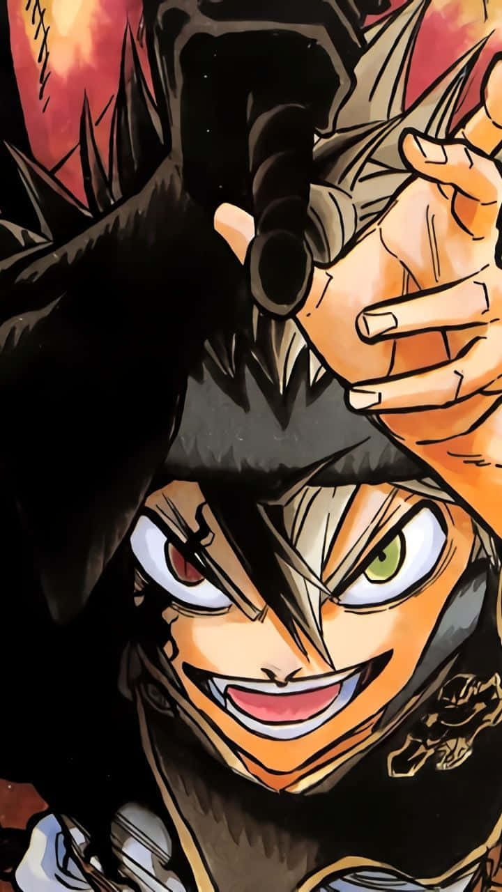 Black Clover, anime character, spiky hair, HD Phone Wallpaper