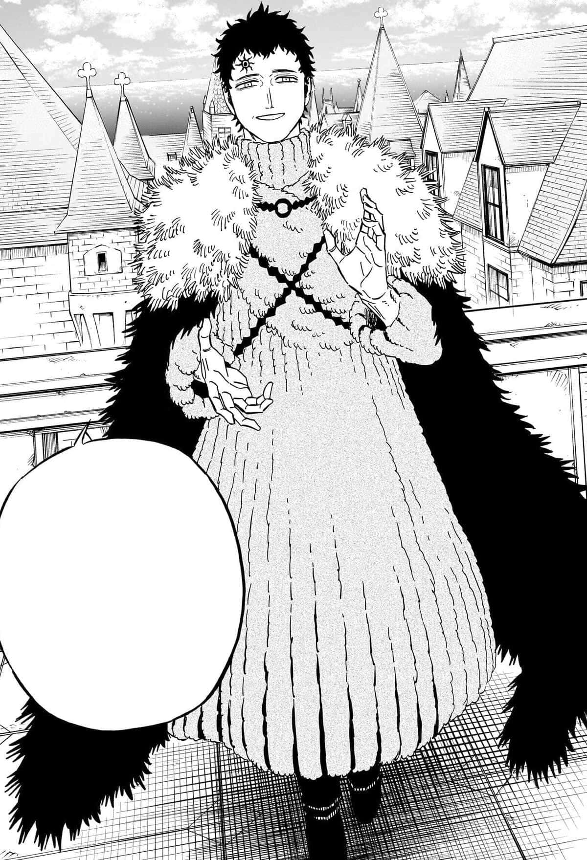Black Clover Manga, manga character, fur-lined robe, HD Phone Wallpaper