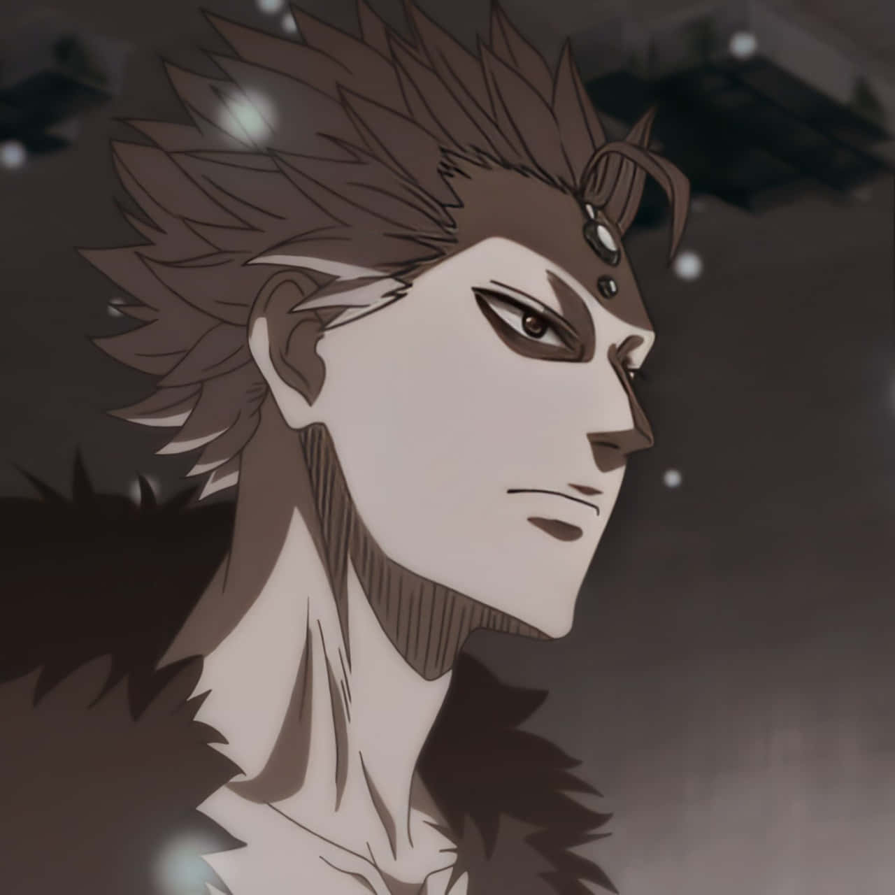 Black Clover Mars, anime male, spiky brown hair, HD Desktop Wallpaper