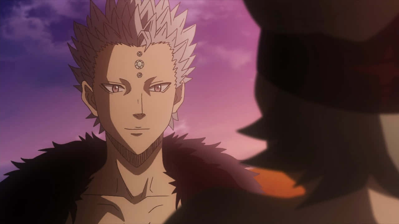 Black Clover Mars, spiky-haired anime man, three forehead marks, HD Desktop Wallpaper