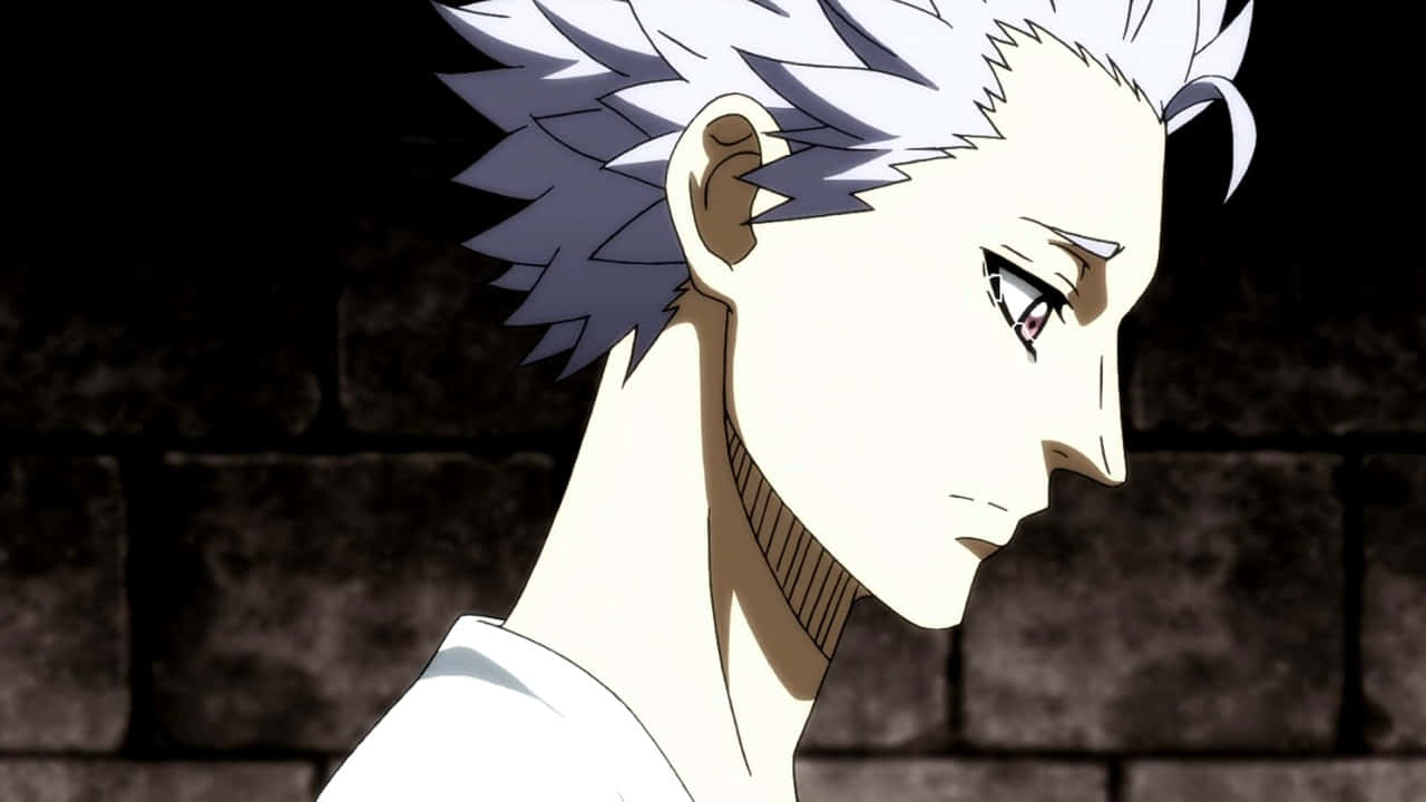Black Clover Mars, spiky white-haired anime character, red eyes, HD Desktop Wallpaper